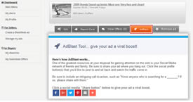 AdBlast helps give your ad a viral boost!